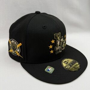 New Era 59FIFTY Los Angeles Dodgers LA Armed Forces Day Fitted 6 7/8 Hat Cap MLB
